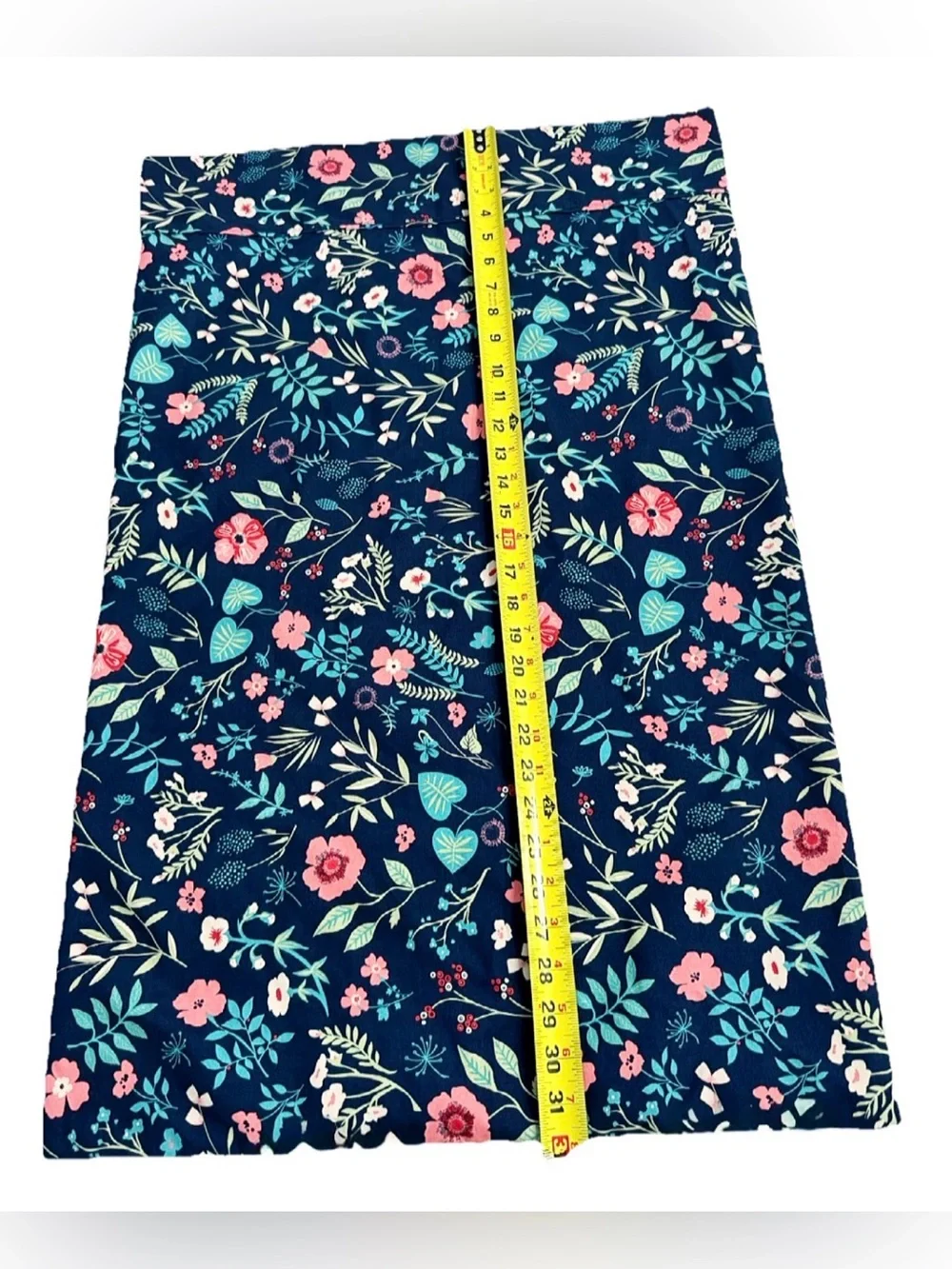 2 South Point Twin XL Pillowcases Floral Navy Pink Blue Microfiber EUC